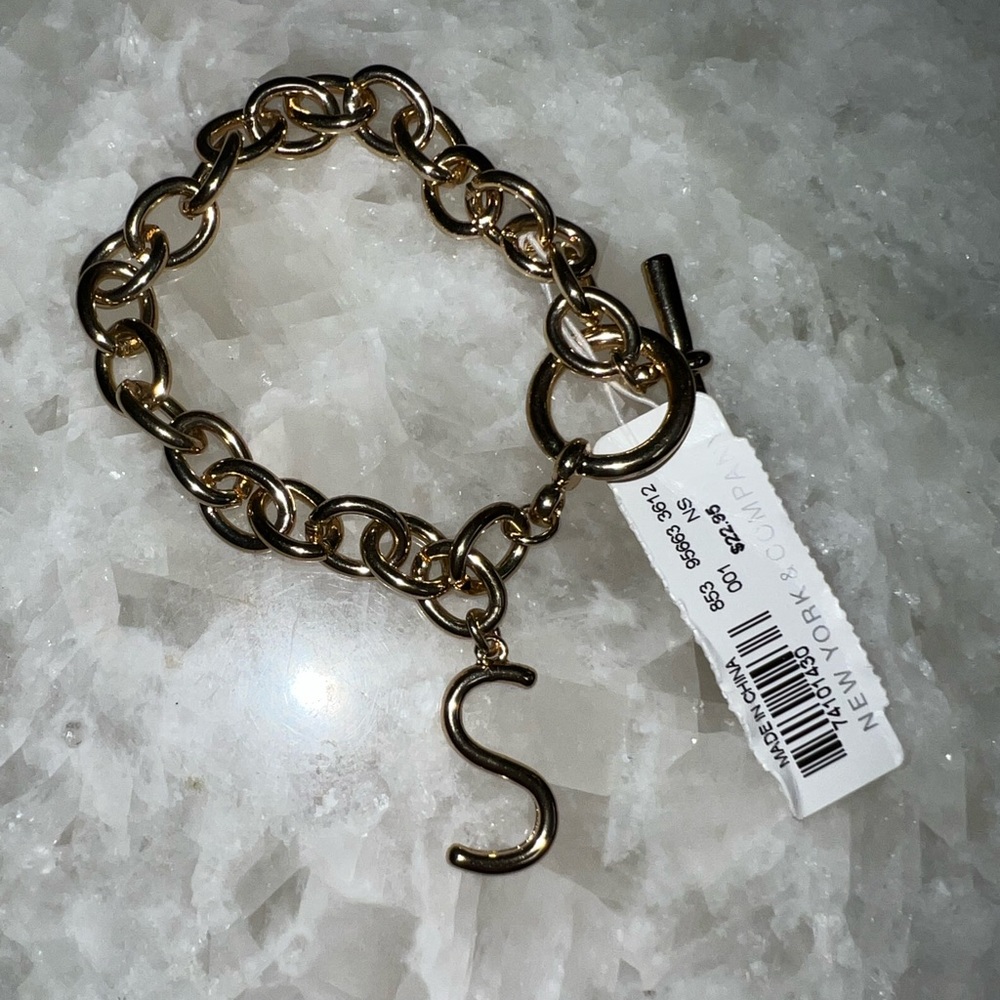 New York & Company S Charm Bracelet